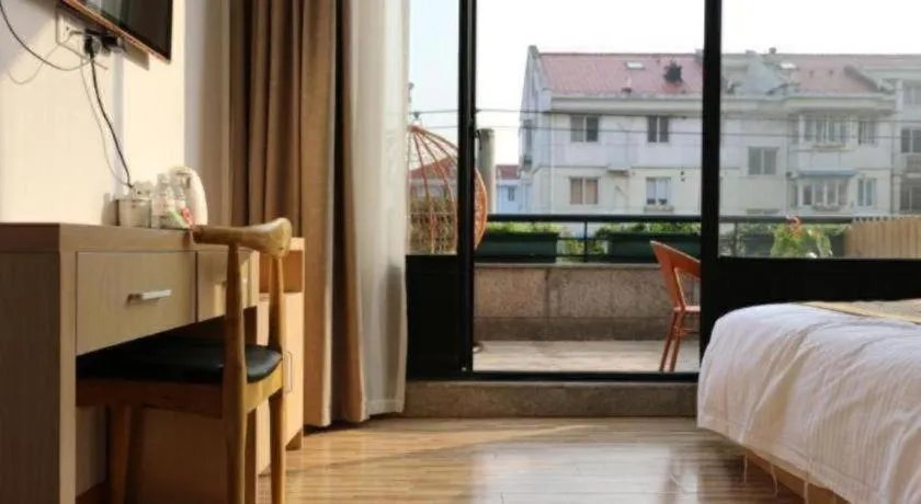 Bed in Shell Shanghai Jiading Nanxiang Town Minzhu Street Hotel