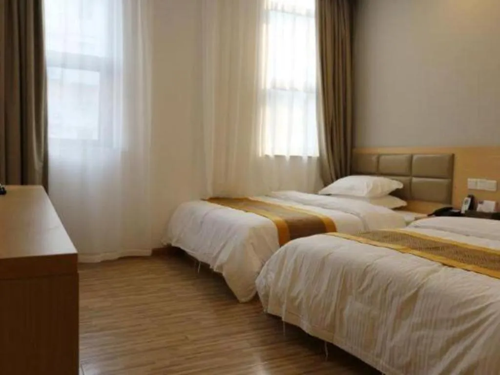 Bed in Shell Shanghai Jiading Nanxiang Town Minzhu Street Hotel