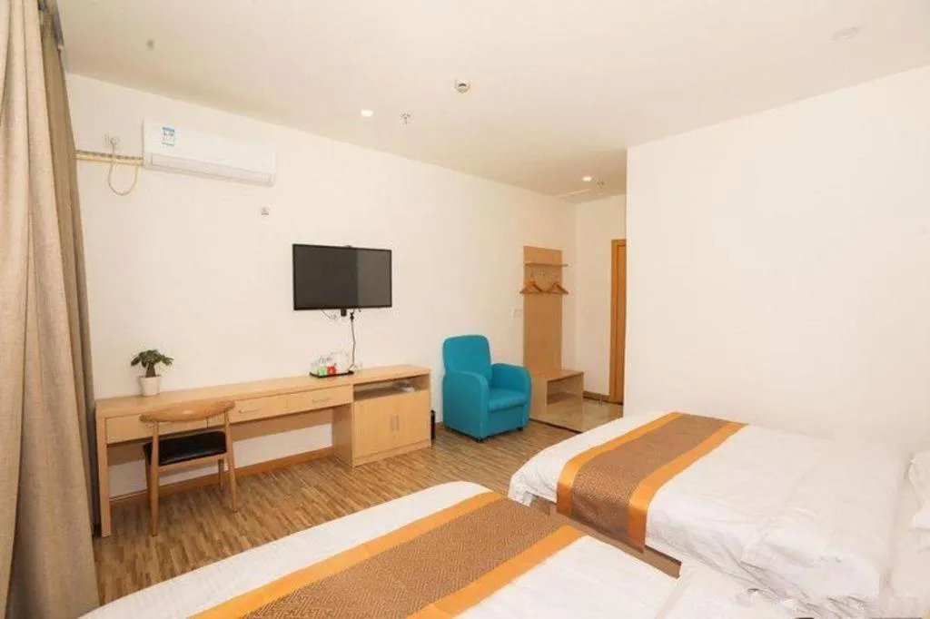 Bed in Shell Shanghai Jiading Nanxiang Town Minzhu Street Hotel