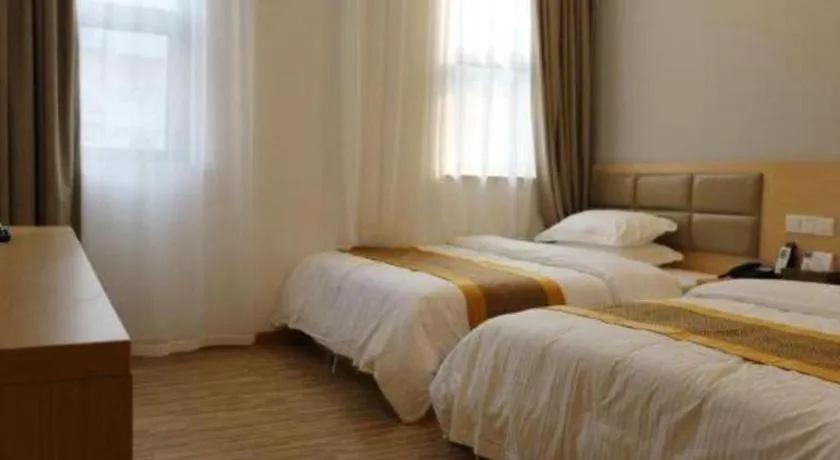 Bed in Shell Shanghai Jiading Nanxiang Town Minzhu Street Hotel