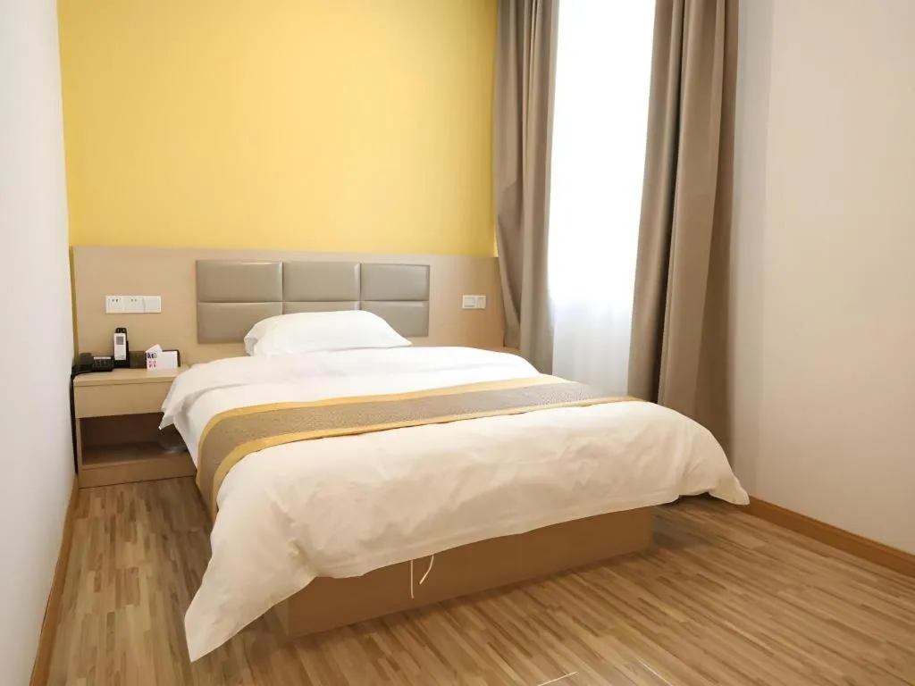 Bed in Shell Shanghai Jiading Nanxiang Town Minzhu Street Hotel