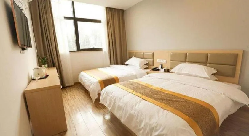 Bed in Shell Shanghai Jiading Nanxiang Town Minzhu Street Hotel