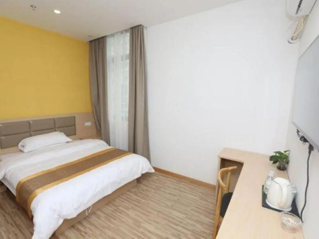 Bed in Shell Shanghai Jiading Nanxiang Town Minzhu Street Hotel