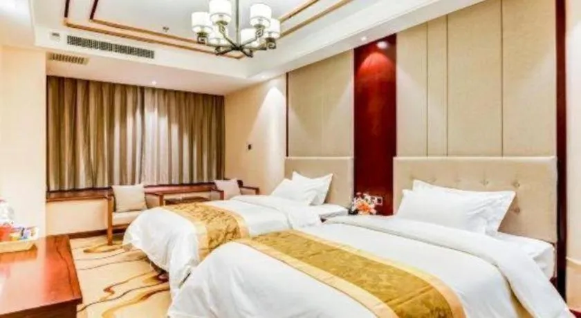 Bed in GreenTree Eastern Hotel Handan Daming Bus Station