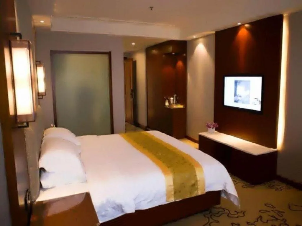 Bed in GreenTree Eastern Hotel Handan Daming Bus Station