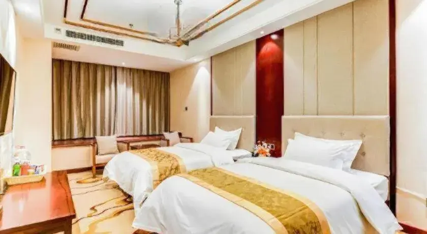 Bed in GreenTree Eastern Hotel Handan Daming Bus Station Bed in GreenTree Eastern Hotel Handan Daming Bus Station