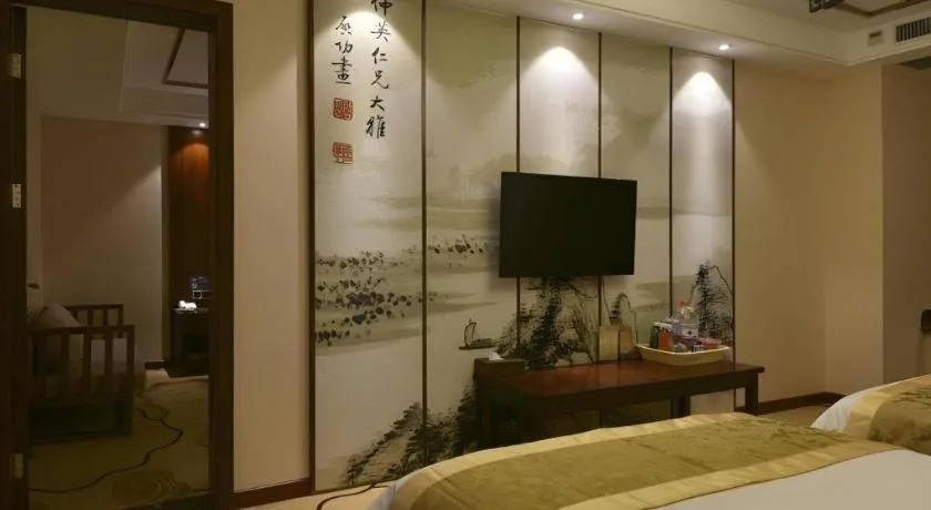 Bed in GreenTree Eastern Hotel Handan Daming Bus Station