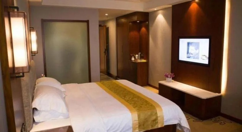 Bed in GreenTree Eastern Hotel Handan Daming Bus Station