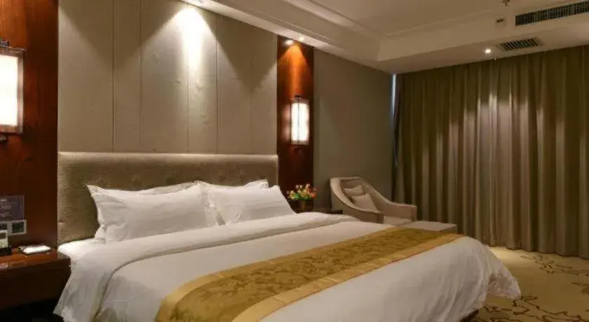 Bed in GreenTree Eastern Hotel Handan Daming Bus Station Bed in GreenTree Eastern Hotel Handan Daming Bus Station