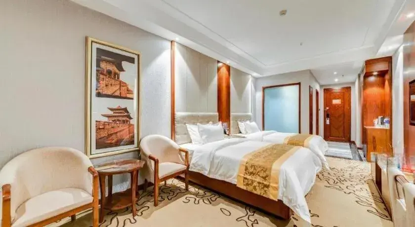 Bed in GreenTree Eastern Hotel Handan Daming Bus Station Bed in GreenTree Eastern Hotel Handan Daming Bus Station