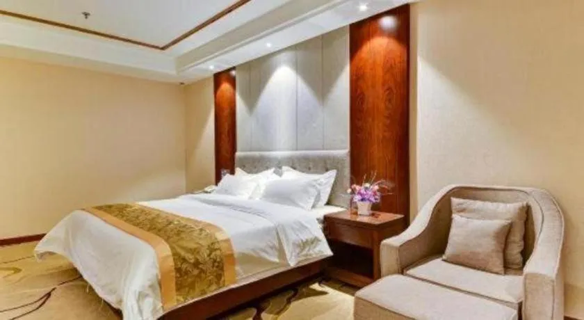 Bed in GreenTree Eastern Hotel Handan Daming Bus Station