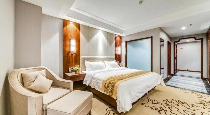 Bed in GreenTree Eastern Hotel Handan Daming Bus Station