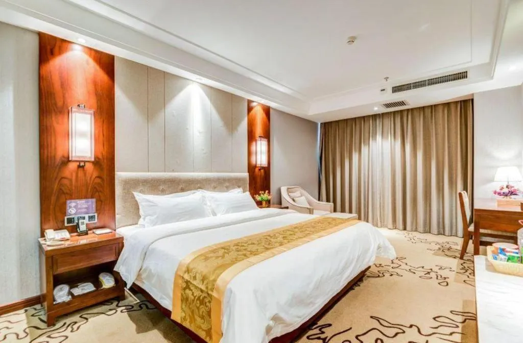 Bed in GreenTree Eastern Hotel Handan Daming Bus Station