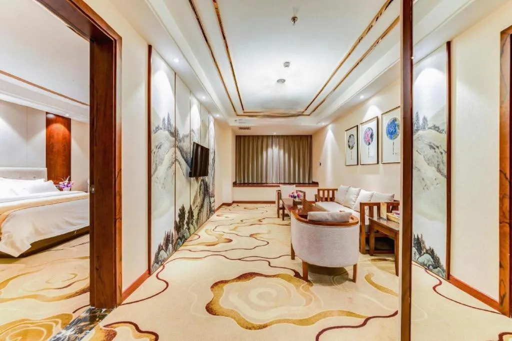 Bed in GreenTree Eastern Hotel Handan Daming Bus Station