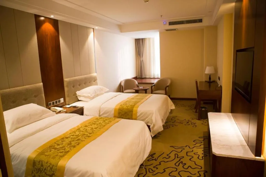 Bed in GreenTree Eastern Hotel Handan Daming Bus Station