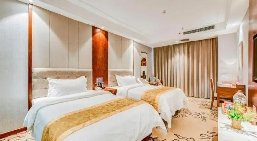 Bed in GreenTree Eastern Hotel Handan Daming Bus Station Bed in GreenTree Eastern Hotel Handan Daming Bus Station