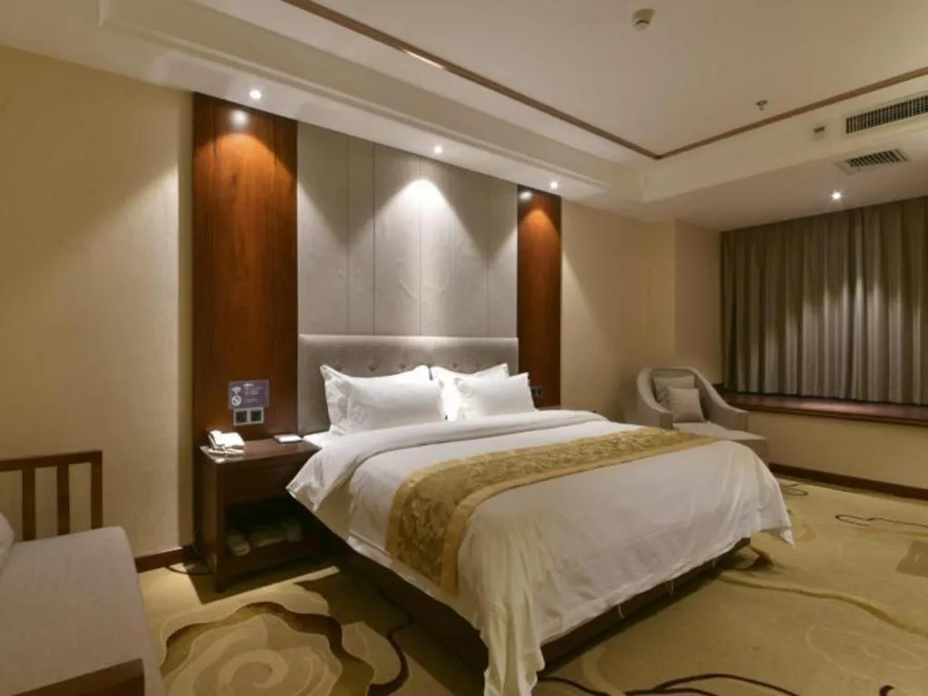 Bed in GreenTree Eastern Hotel Handan Daming Bus Station