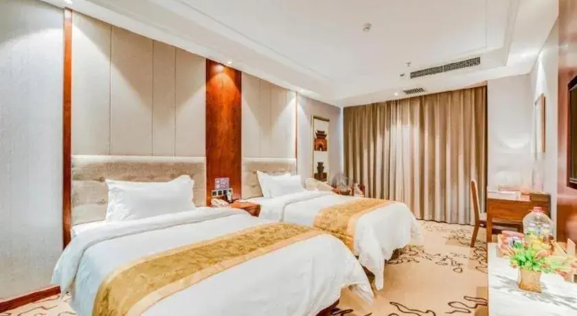 Bed in GreenTree Eastern Hotel Handan Daming Bus Station Bed in GreenTree Eastern Hotel Handan Daming Bus Station