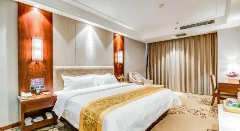 Bed in GreenTree Eastern Hotel Handan Daming Bus Station Bed in GreenTree Eastern Hotel Handan Daming Bus Station