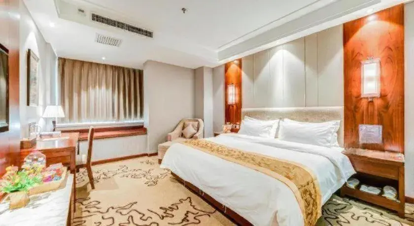 Bed in GreenTree Eastern Hotel Handan Daming Bus Station Bed in GreenTree Eastern Hotel Handan Daming Bus Station