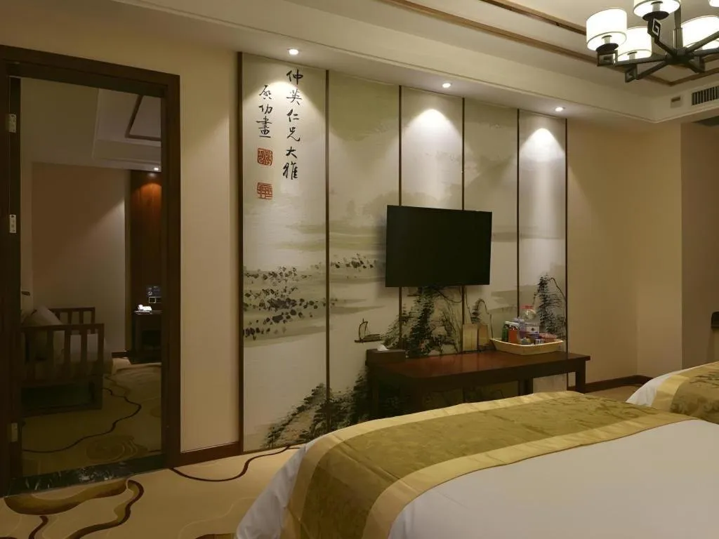 Bed in GreenTree Eastern Hotel Handan Daming Bus Station