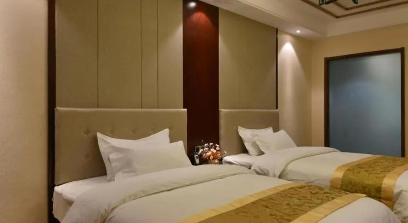 Bed in GreenTree Eastern Hotel Handan Daming Bus Station