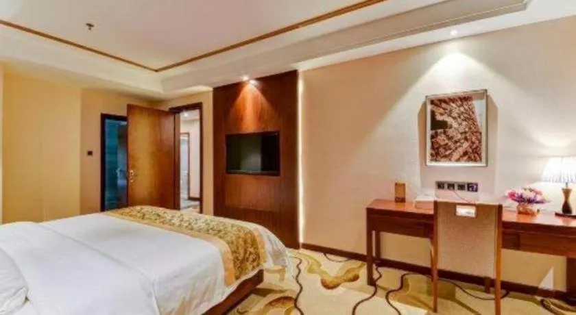 Bed in GreenTree Eastern Hotel Handan Daming Bus Station