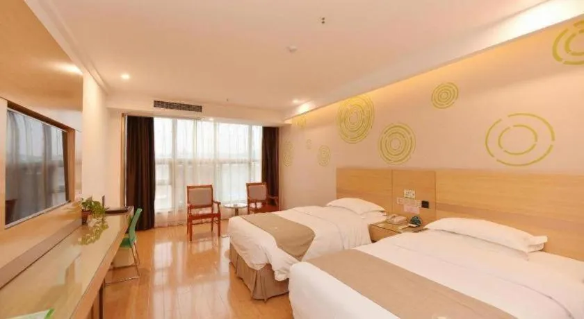 Bed in GreeTree Inn Huainan Jinjialing Road Oriental General Hospital
