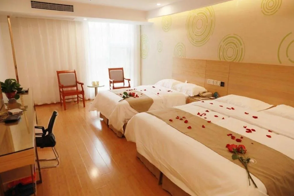 Bed in GreeTree Inn Huainan Jinjialing Road Oriental General Hospital