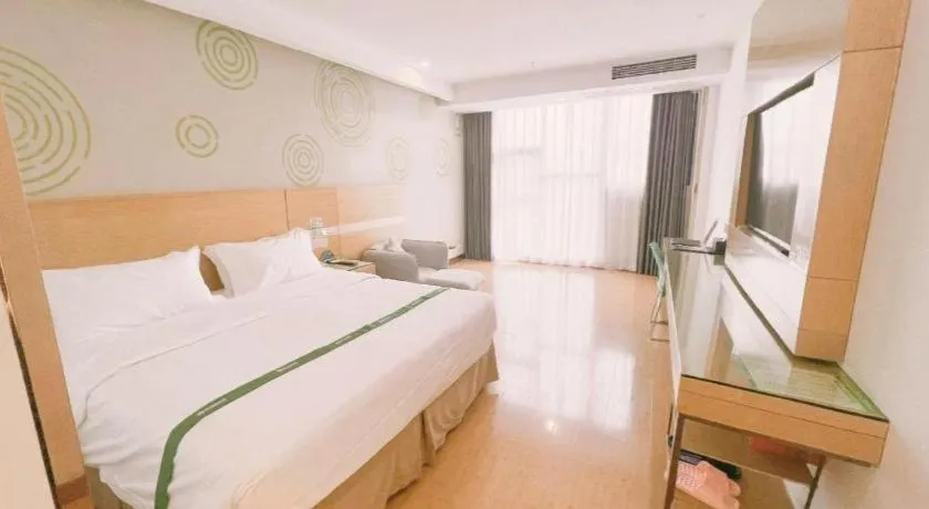 Bed in GreeTree Inn Huainan Jinjialing Road Oriental General Hospital