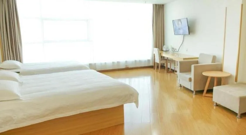 Bed in GreenTree Inn Binzhou Bus Station