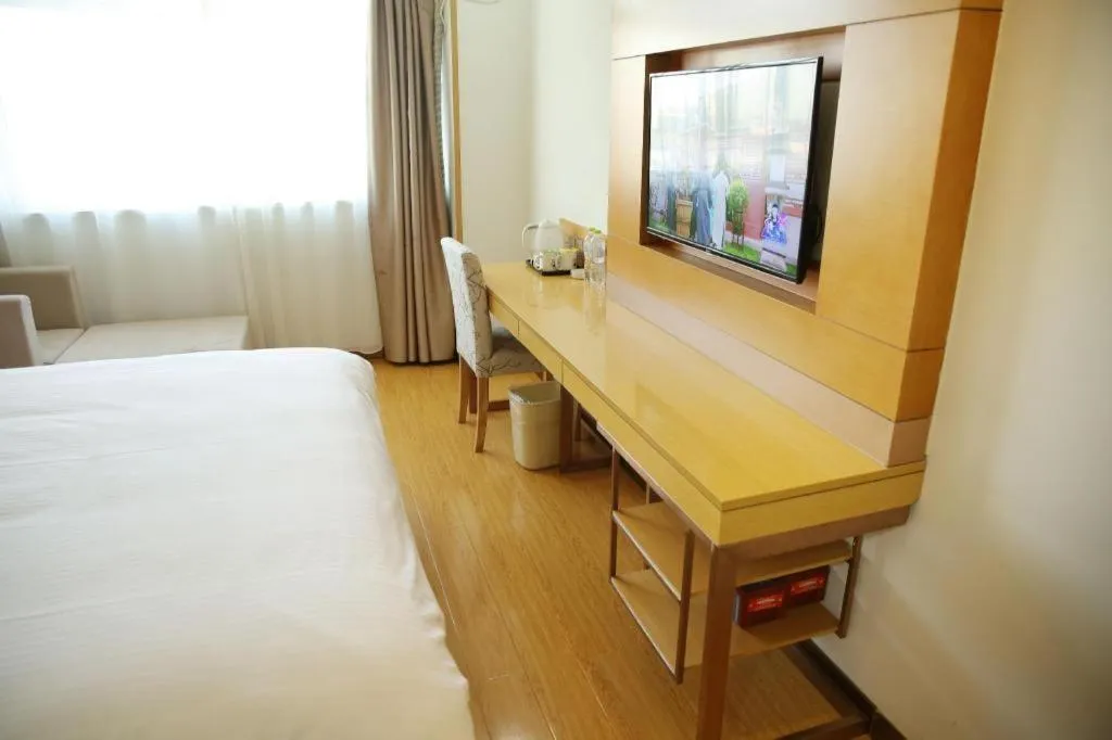 Bed in GreenTree Inn Binzhou Bus Station