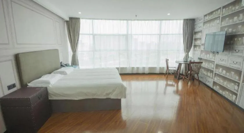 Bed in GreenTree Inn Binzhou Bus Station