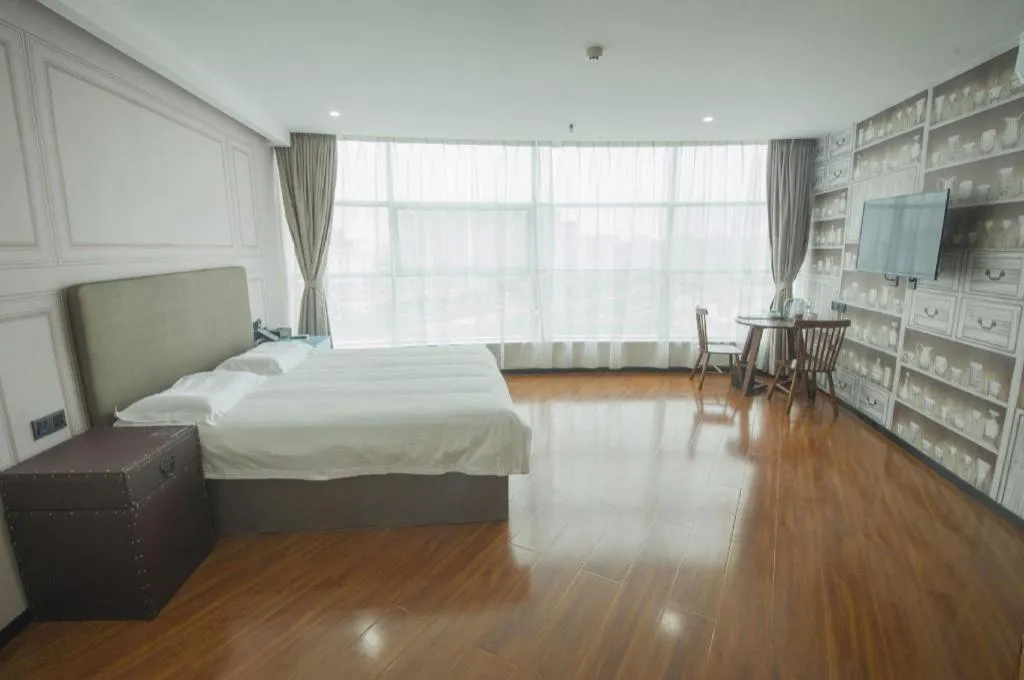 Bed in GreenTree Inn Binzhou Bus Station