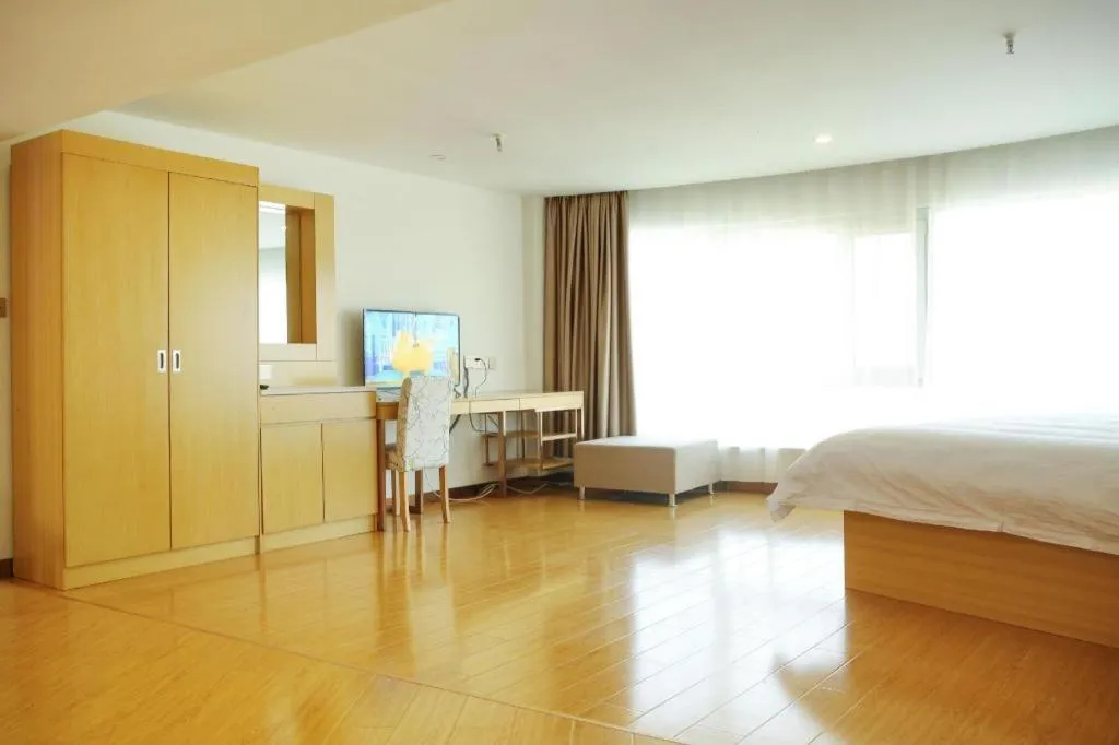 Bed in GreenTree Inn Binzhou Bus Station