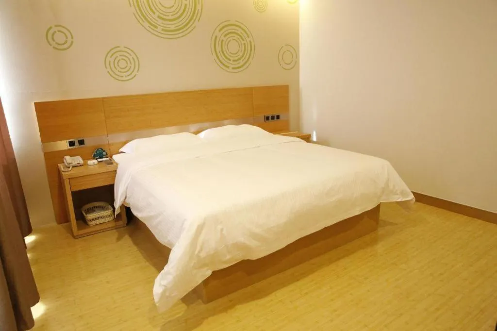 Bed in GreenTree Inn Ordos Kangbashi District Ulan Mulun Street Branch