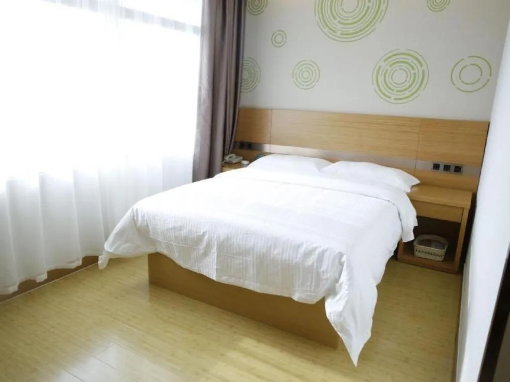 Bed in GreenTree Inn Ordos Kangbashi District Ulan Mulun Street Branch