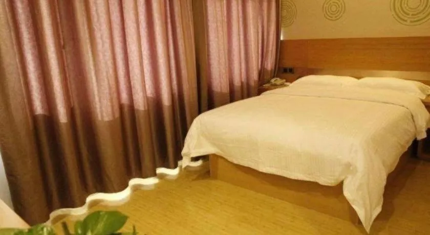 Bed in GreenTree Inn Ordos Kangbashi District Ulan Mulun Street Branch