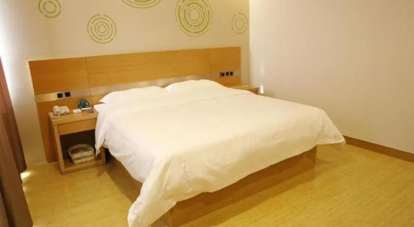 Bed in GreenTree Inn Ordos Kangbashi District Ulan Mulun Street Branch