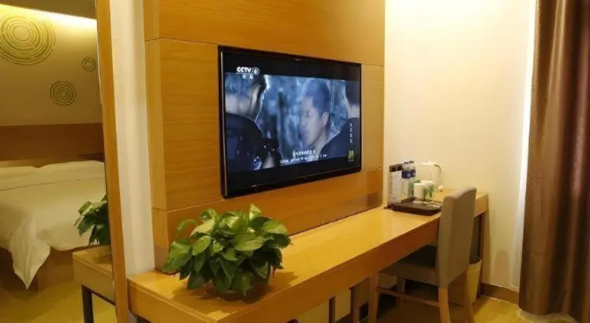 Bed in GreenTree Inn Ordos Kangbashi District Ulan Mulun Street Branch