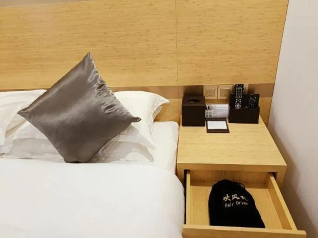Bed in GreenTree Inn Chengde Shuangyu District Shuangtashan