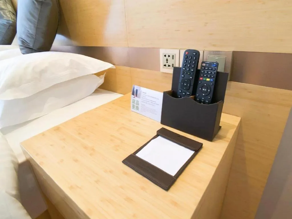 Bed in GreenTree Inn Chengde Shuangyu District Shuangtashan