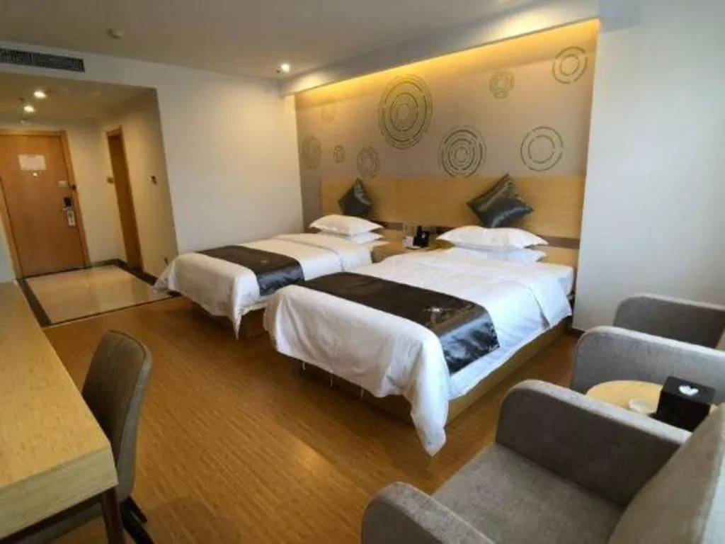 Bed in GreenTree Inn Chengde Shuangyu District Shuangtashan