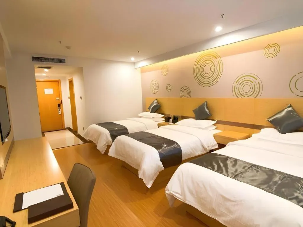 Bed in GreenTree Inn Chengde Shuangyu District Shuangtashan