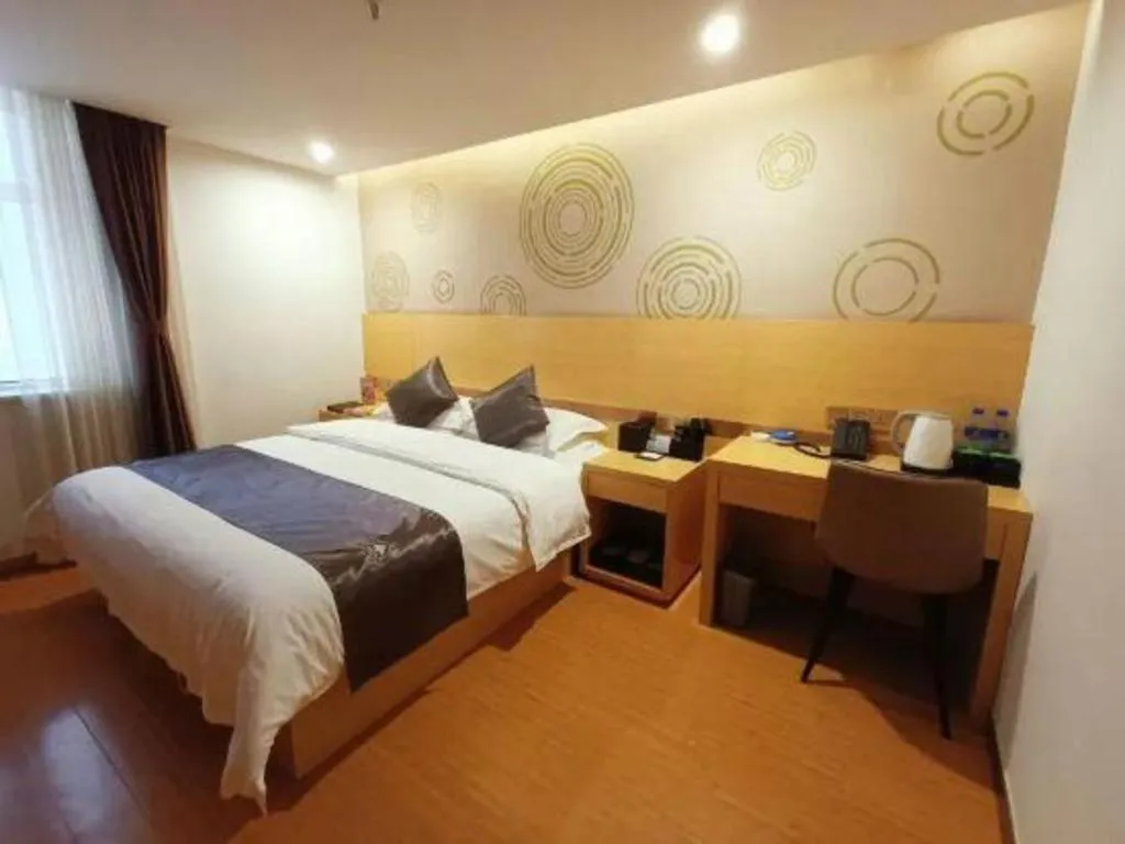Bed in GreenTree Inn Chengde Shuangyu District Shuangtashan