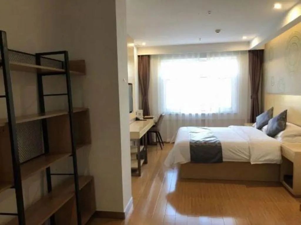 Bed in GreenTree Inn Chengde Shuangyu District Shuangtashan