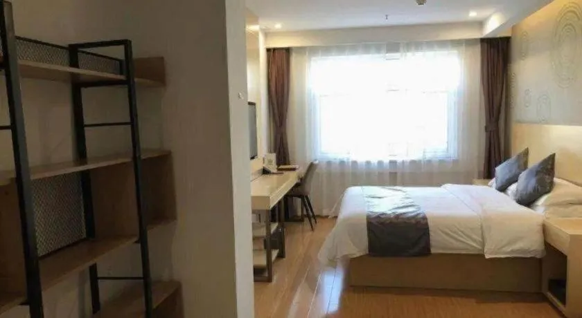 Bed in GreenTree Inn Chengde Shuangyu District Shuangtashan