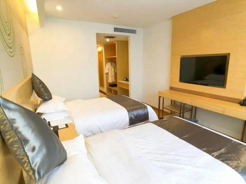 Bed in GreenTree Inn Chengde Shuangyu District Shuangtashan