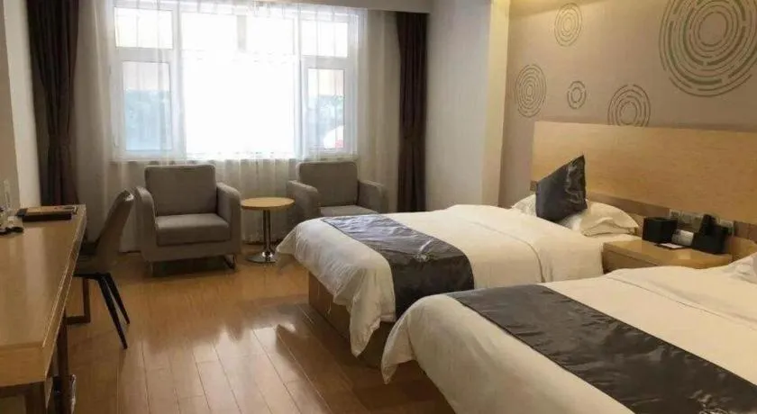 Bed in GreenTree Inn Chengde Shuangyu District Shuangtashan