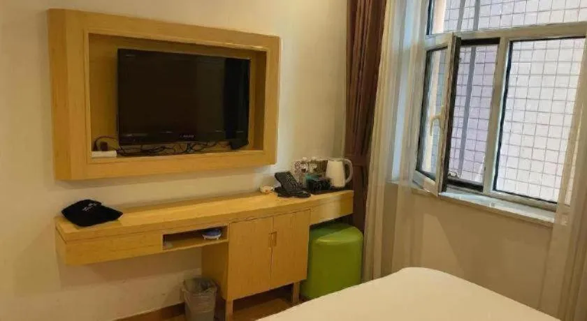 Bed in GreenTree Inn Chengde Shuangyu District Shuangtashan